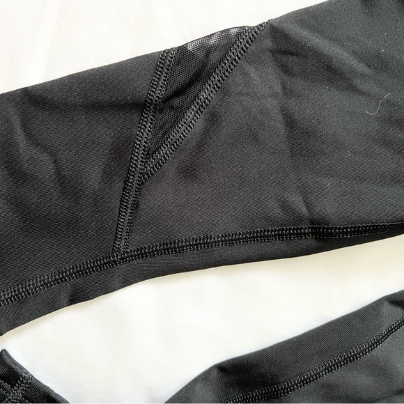 GK NWT cheer leggings mesh calf size adult small black - Picture 5 of 5